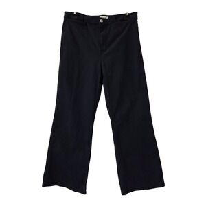 Madewell Petite‎ Wide-Leg Pants Women 29P Navy Blue NWT $138 NX500